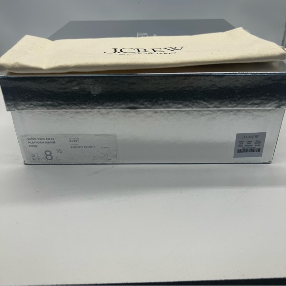 J.Crew Maisie Platform Heels Made-in-Italy Collection in Fuchsia Color S… - Picture 3 of 13